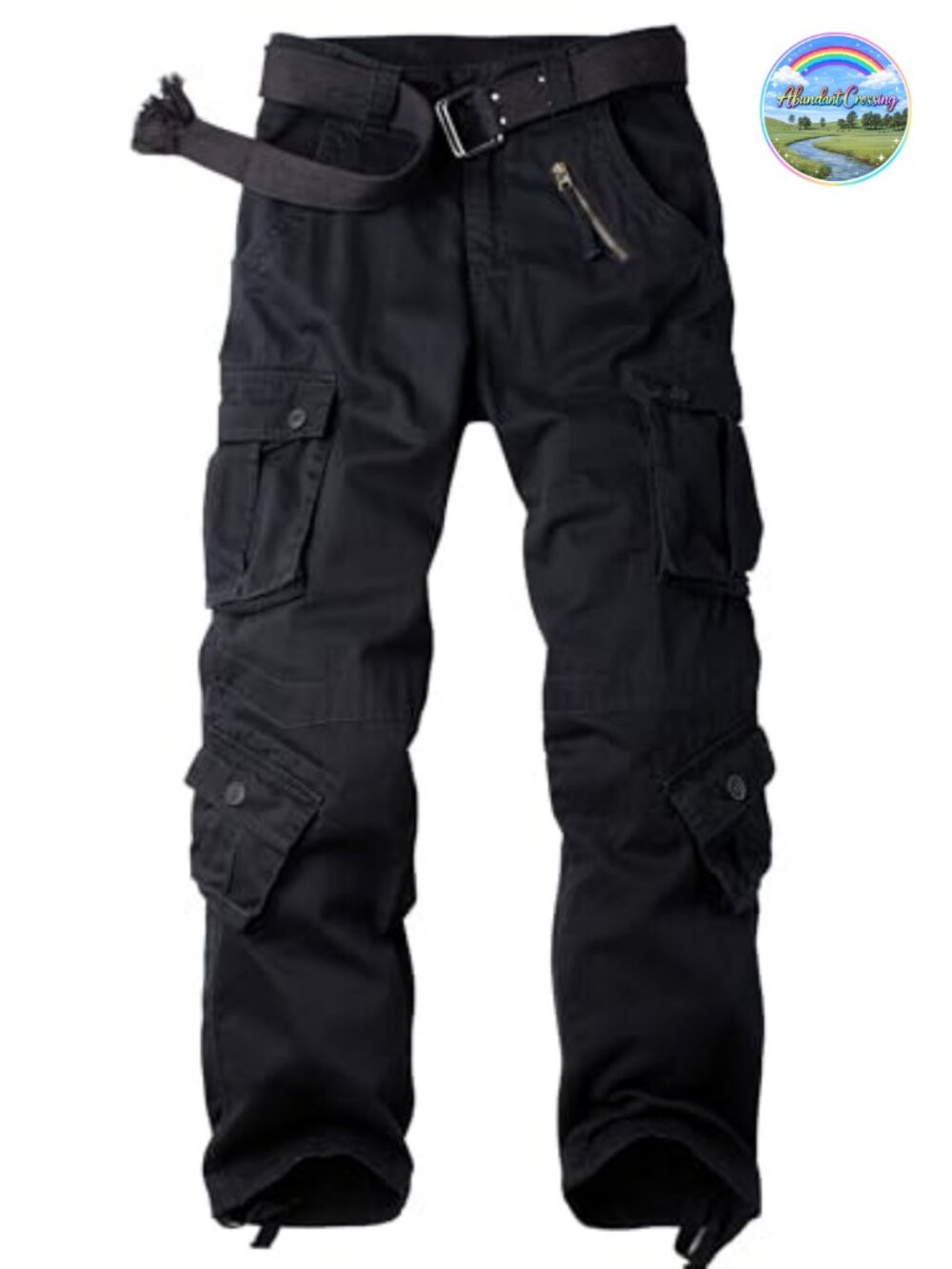 Men's 100% Cotton Camo Cargo Work Pants Tactical 8 Pockets